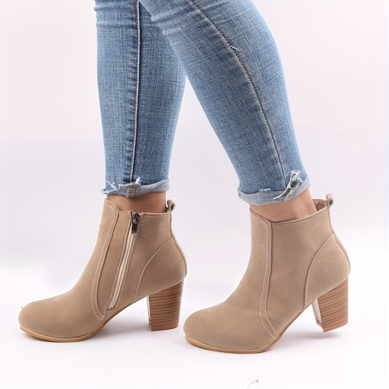 Maryline™ – Bottines à talon stable et confort longue durée