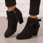 Léa | Bottines Élégantes à Talon Stable