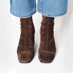 Isaline | Bottines Élégantes à Talons Carrés