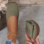 Élégance Noire - Ballerines Tissu Tissé Confort